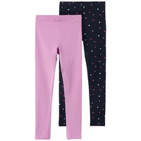 NAME IT Baby-Mädchen NKFVIVIAN 2P NOOS Leggings, Violet Tulle/Pack:Dark