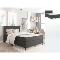 VidaXL Boxspringbett Dunkelgrau Stoff 180x200 cm627459