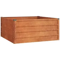 VidaXL Hochbeet Rostig 100 x 100 x 45 cm