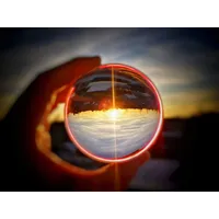 Bresser Klarglas-Fotokugel 8 cm für effektvolle Fotos mit 180°
