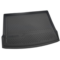 Volkswagen 5NA061161F Kofferraumschale Gepäckraumschale, schwarz, mit Tiguan Schriftzug, nur