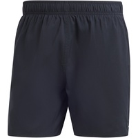 Adidas Solid CLX Short-Length Badeshorts Black / Lucid Lemon