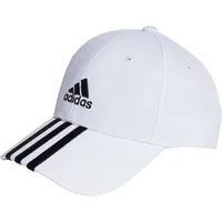 Adidas Baseball 3-Streifen Cotton Twill Baseball Kappe White /
