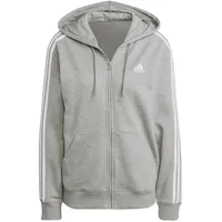 Adidas Essentials 3-Streifen French Terry Regular Kapuzenjacke Medium Grey