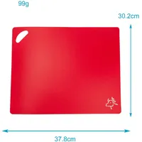 Intirilife 4x Schneidebretter flexible Schneidematte in bunten Farben -
