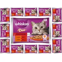 Whiskas Adult Classic 52x85g: Nassfutter für Katzen mit Rind,