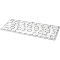 Hama KEY4ALL X510 Bluetooth-Tastatur silber/weiß, Bluetooth, DE (125135)