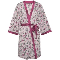 LASCANA Damen Kimono Altrosa bedruckt Gr.32/34