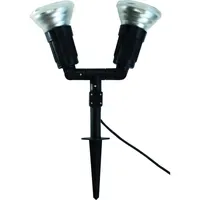 Megatron Gartenleuchte 2 flammig Kunststoff, Metall 45,0 cm E27