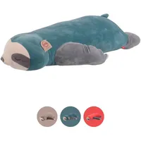 UNUS Faultier Kissen, 100 cm, Türkis, Seitenschläferkissen weich und