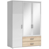 SchlafKONTOR Kleiderschrank mit Spiegel«, inklusive 2 Schubladen 125x190x51 cm