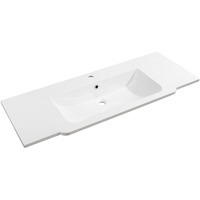 Fackelmann Marmor-Waschbecken 120 cm Luxor mittig