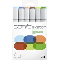 Copic Sketch Set Earth Essentials 6 Stk.