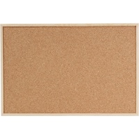 DAHLE Pinnwand Kork-Pin-Wandtafel 120x90cm braun 120 x 90 cm,