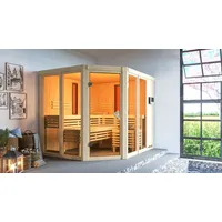 Karibu Infarot Kombisauna Lene plus mit 9kW Bio-Ofen, Steuergerät
