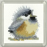 Heritage Kreuzstich Set Aida "Chirpy", Zählmuster, ECCH1563-A, Coaster size