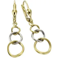 VIVANCE Ohrhänger VIVANCE mehrfarbig 375 Gold one-size