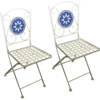 Hti-Living HTI-Living, Gartenstühle, Metallstuhl 2er-Set