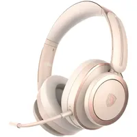 SADES "Builder SA-208", pink (gold, pink), Kopfhörer, kabellos, Stereo,