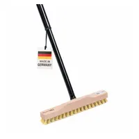 BawiTec Schrubber Rheinischer Wischer 28 cm Gelb mit Teleskopstiel