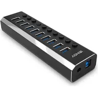 Lindy 10 Port USB 3.0 Hub mit Ein-/Ausschaltern