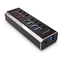 Lindy 43371 USB-Hub 8 Port USB 3.0 Hub mit