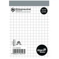 Ursus Notizblock A7, 48 Blatt, kariert