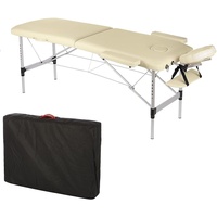 MuCoLa Massageliege Massagetisch Massagebank 2 Zonen klappbar Mobil Kosmetikliege
