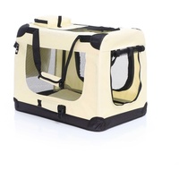 Fudajo Faltbare Transportbox für Hunde, Katzen M (60x42x44cm), robust,