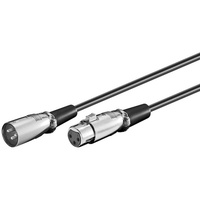 PRO XLR 3pins Cable - Black - 6m