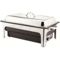 APS Elektro-Chafing Dish Speisewärmer, Silber