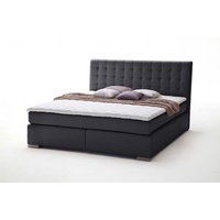 Meise Möbel Lenno Boxspringbett Metallfuß/Stoff Kunstleder 100% 180x200 cm,