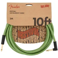 Fender Fender® Festival Kabel, angled, 3m green