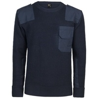 Brandit Textil Brandit BW-Pullover - Rundhals, Navy, Gr.- S/46-48