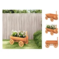 VidaXL Deko-Wagen 70x43x54 cm Massivholz Tanne
