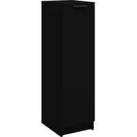VidaXL Schuhschrank Schwarz 30x35x100 cm Holzwerkstoff