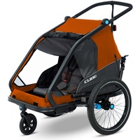 Cube Double CMPT X Actionteam Fahrradanhänger grey'n'orange (12846)