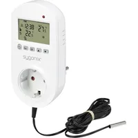 Sygonix SY-5372566 Universalthermostat Zwischenstecker Wochenprogramm 1 St.