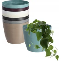 Kadax Blumentopf aus Kunststoff, Pflanztopf, runder Topf, 17 cm,