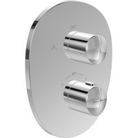 Villeroy & Boch Antao Unterputz-Thermostat mit Zweiwege-Mengenregulierung, chrom