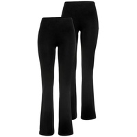 FLASHLIGHTS Leggings, (Packung, 2 tlg 2er-Pack), mit leicht ausgestelltem