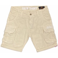 Alpha Industries Crew Kurze Hose Jet Stream White 31