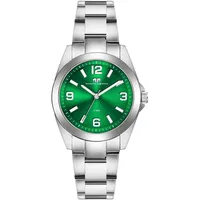 RHODENWALD & SÖHNE - Quarzuhr Majestia in Silber Edelstahl