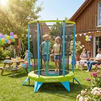 Hudora Kindertrampolin Safety 140 cm Blau