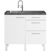 OPTIFIT Lilly Elektrokochfeld links weiß