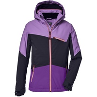 KILLTEC Mädchen Skijacke/Funktionsjacke mit abnehmbarer Kapuze und Schneefang, wasserdicht