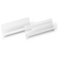 Durable Etikettentasche HARD COVER selbstklebend 150x67 mm, Packung à