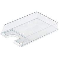 Esselte Briefkorb, A4, 10er Pack, Transparent, Glasklar, Europost, 623603
