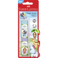 Faber-Castell 2 FABER-CASTELL Radiergummis Happy Jungle