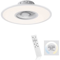 Just light. Flat Air 59,5 cm Deckenventilator weiß